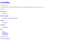 Desktop Screenshot of jyotishblog.com