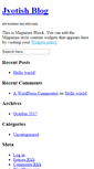 Mobile Screenshot of jyotishblog.com