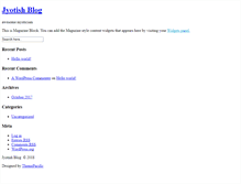 Tablet Screenshot of jyotishblog.com